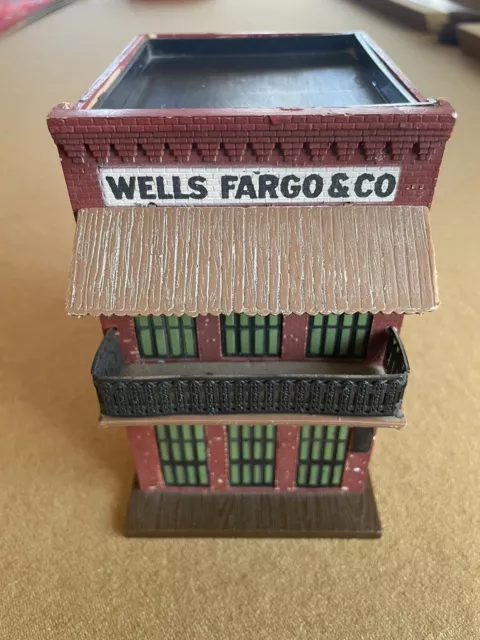 Well Fargo Express Plastic Coin Piggy Bank Vintage Advertising Great Condition