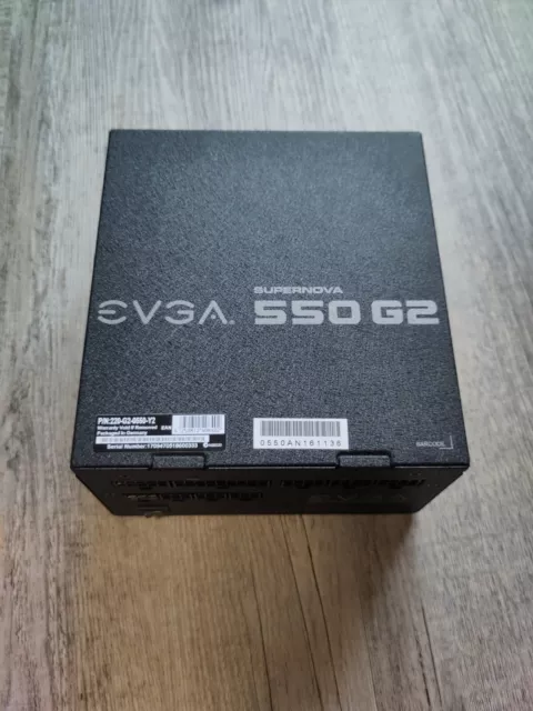 EVGA SuperNOVA 550 G2, 80+ GOLD 550W, Voll Modular , ECO Mode, PC Netzteil