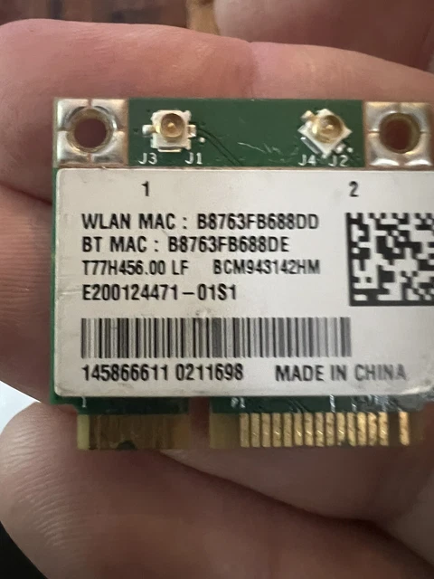 Carte Wifi et Bluetooth BCM943142HM - EIRL