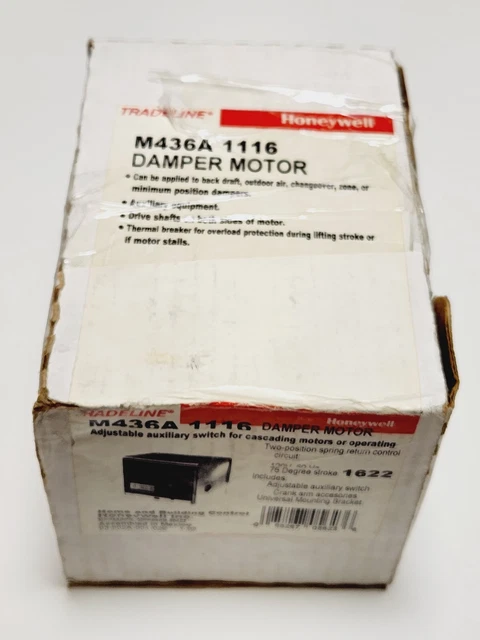 honeywell damper motor m436a