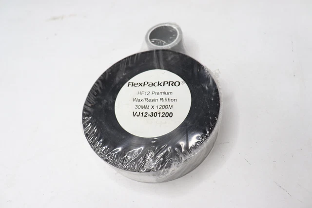 FlexpackPro HF12 Premium Wax Resin Ribbon 30MM x 1200M VJ12-301200