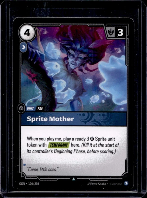 2025 RIFTBOUND ORIGINS: League of Legends TCG Sprite Mother #106 £0.74 ...
