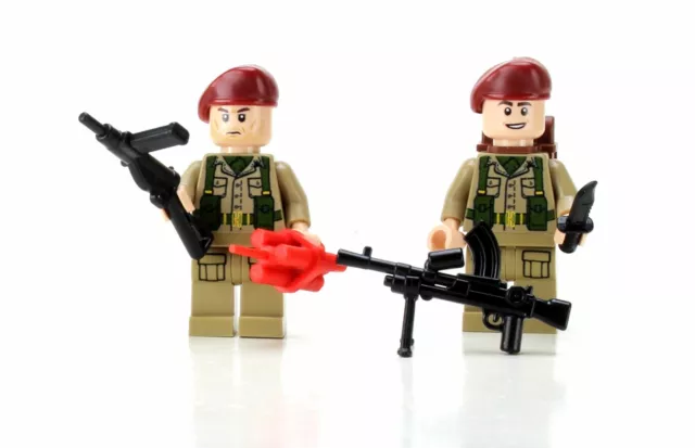 Modern British SAS Commando made with real LEGO® Minifigure Army
