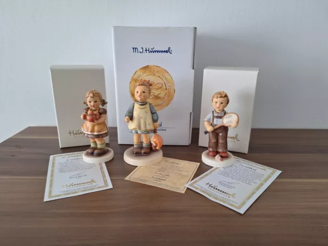 !! Goebel Hummel Figuren, 3 Stück - 2 Club-Figuren und 1 Limited Edition NEU OVP