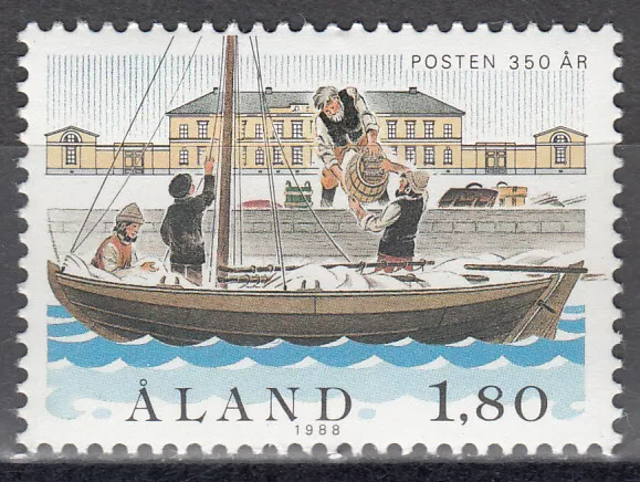 Åland / Aland Nr. 26** 350 Jahre Postdienst