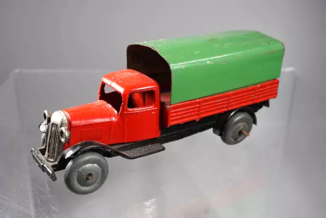 Pre War / Vorkrieg Dinky Toys Meccano France Covered Truck / Diecast LKW Pre War / Vorkrieg Dinky Toys Meccano France Covered Truck / Diecast LKW