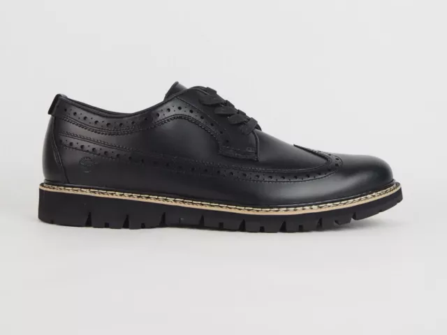 TIMBERLAND BRITTON HILL Wingtip Oxford Brogue Lace Up Brown Mens