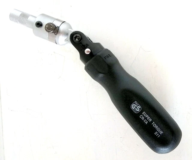 SUPER TORQUE FLEXIBLE Ratchet Screwdriver Reversible Ratcheting Bit ...