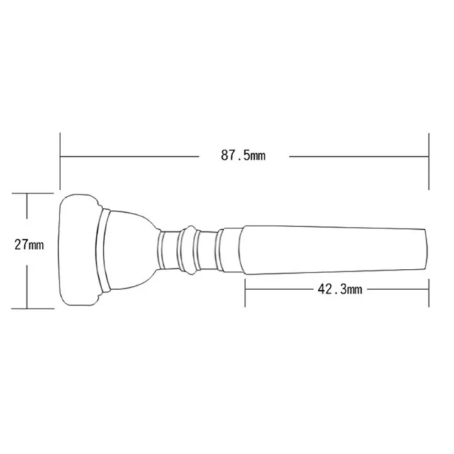 Trompetenmundstück Vincent Bach 351 Serie Standard-Trompetenmundstücke SB