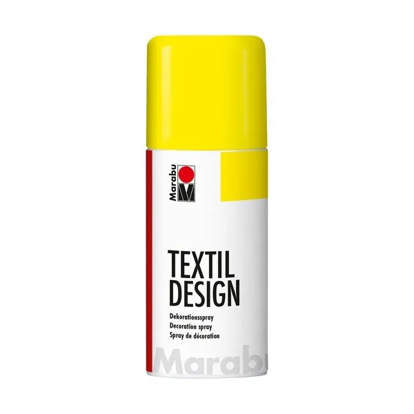 (53,27€/l) Marabu TextilDesign neon-gelb Colorspray für Textilien, 150 ml