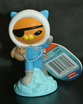 Fisher Price Octonauts Kwazii Figure with Hang Tag Approx. 4" Rubber Bath Toy