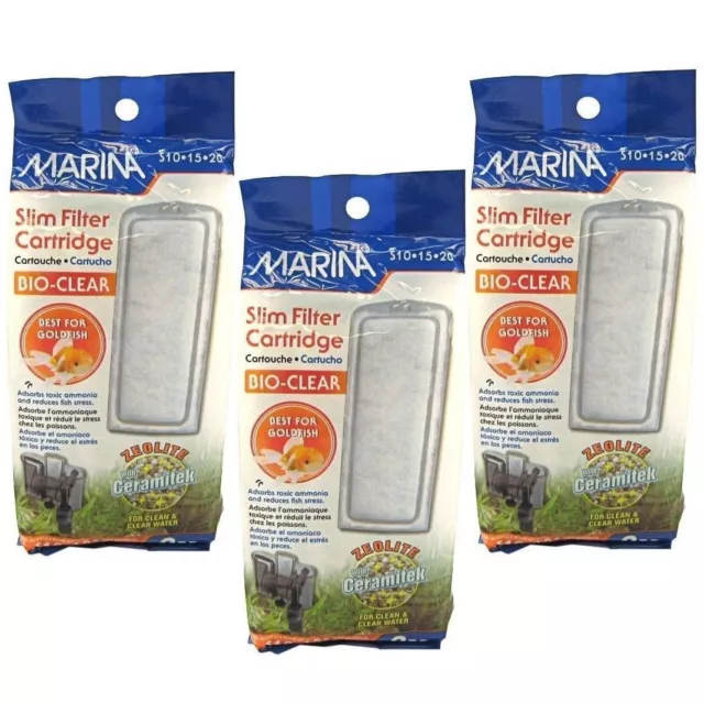 Marina Bio Clear Slim Filter Cartridge 3 Packs 3