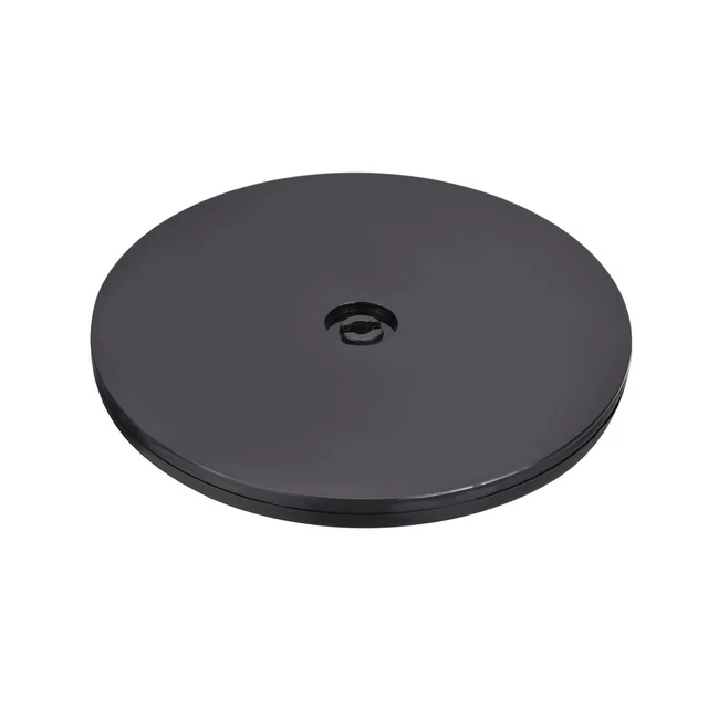 7" Rotatorio Giratorio Soporte con Acero Bolas Rodamientos Lazy Susan Base Negro