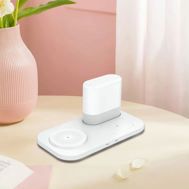 NIGHT LIGHT WIRELESS Charger Decor 3 Color Temperature Birthday Gift