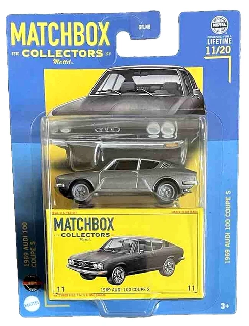 Matchbox Collectors 1969 Audi 100 Coupe S (Neu und originalverpackt) in