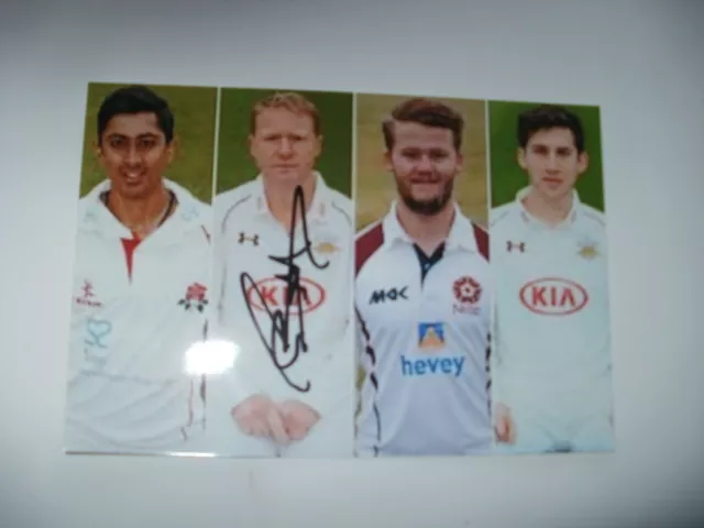 Signed Photo-Gareth Batty-Surrey And England Cricket