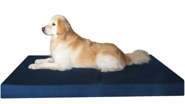 55"X37" Extra Large XL Durable Pet Dog Bed Waterproof Cooling Gel Memory Foam