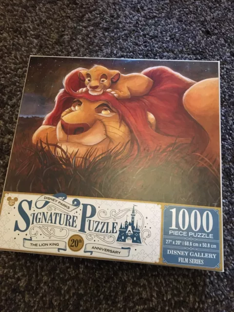 PUZZLE ROI LION Signature Disney Nouveaux Parcs Disney EUR 52,70