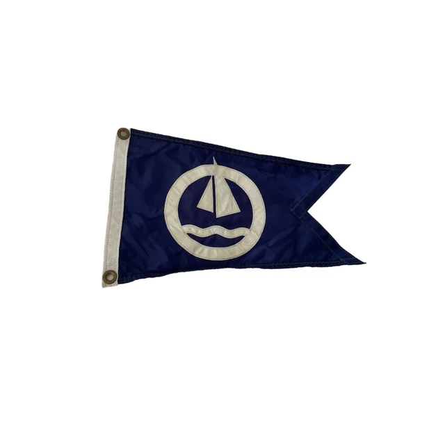 Prestige Flag Sailboat Burgee Pennant Flag Maine? Yacht Club Blue White