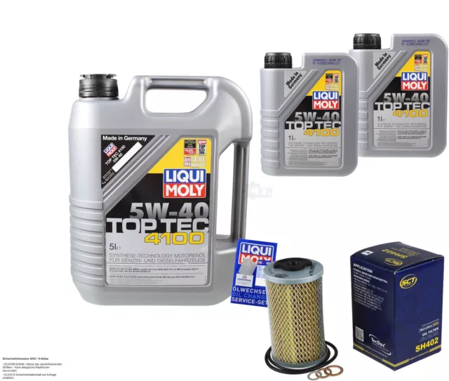 Sketch D'Inspection Filtre Liqui Moly Huile 7L 5W-40 pour Puch Modèle G W 461