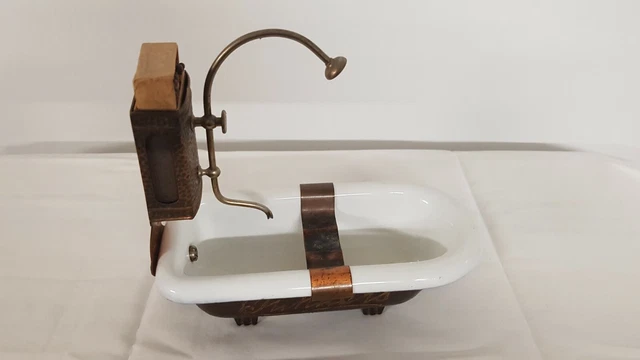 Junkers Badewanne Werbeartikel , Prof Junkers um 1900