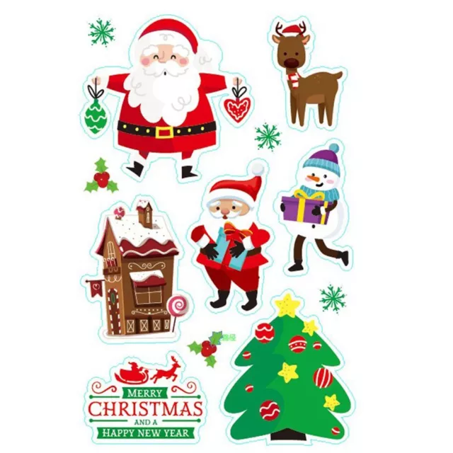 Cute Santa Snowman Scrapbooking Christmas Stickers Sticker Decorative Stickers