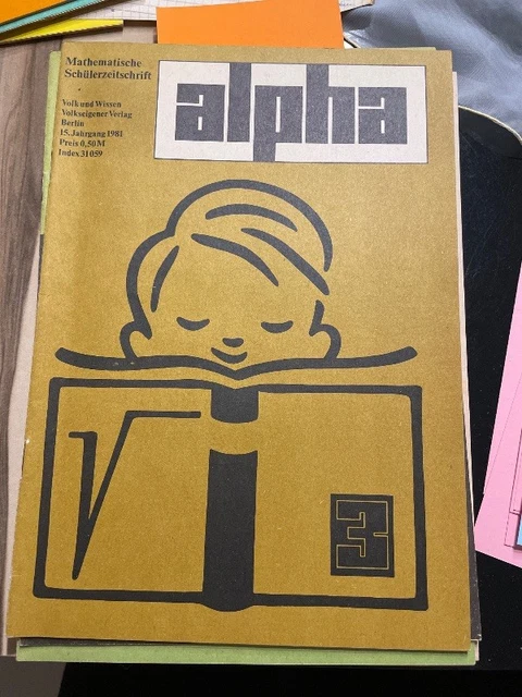 VOLK UND WISSEN Revue Mathématique Alpha 1981 EUR 2,95 - PicClick FR