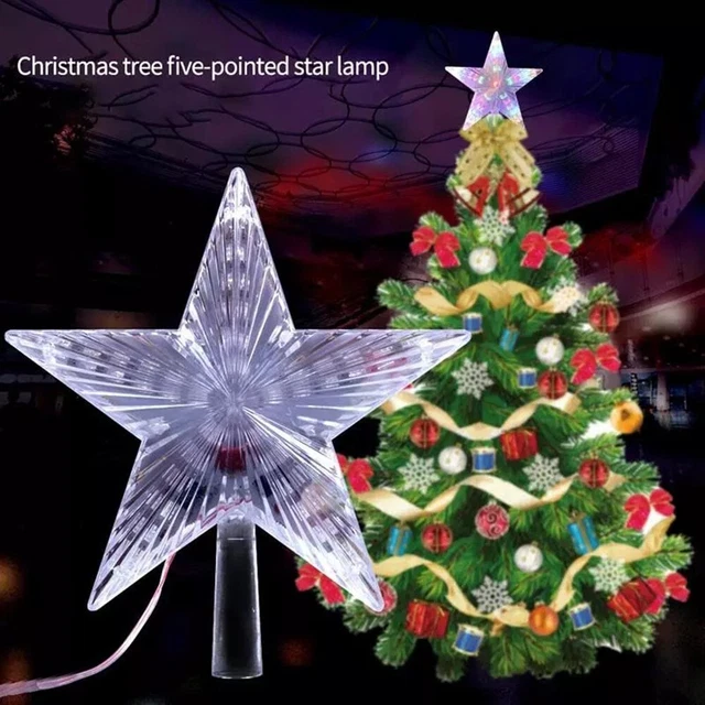 Hermosa luz superior estrella para fiesta de Navidad lámpara LED accesorios de Navidad