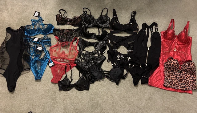Culotte Ouverte Honey Birdette Linda C Taille L - Coloris Raspberry - Neuf Avec étiquettes