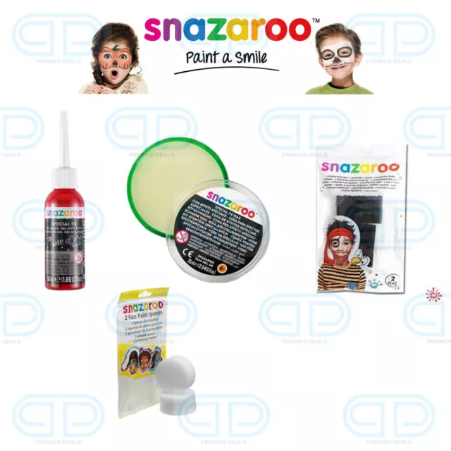 Snazaroo Face Paint & Body Make Up Many Colours Stage Fancy Dress Halloween 18ml 3