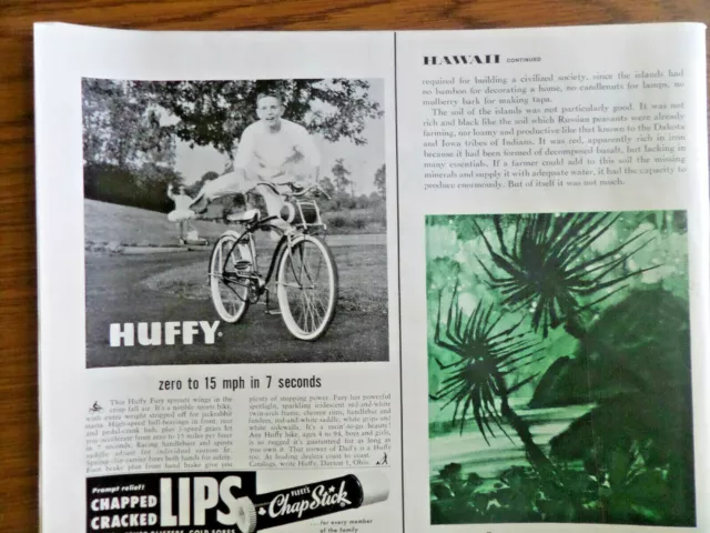 1959 Huffy Bicycle Ad The Huffy Fury  Zero to 15 mph in 7 Seconds
