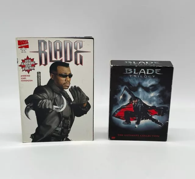 Blade 1-3 Trilogy - UNCUT Ultimate Collection + Blade Comic zum Film / DVD