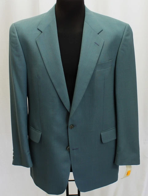 Giacca uomo Ferkinghoff Made in Germany High Twist lana vergine blu taglia 54