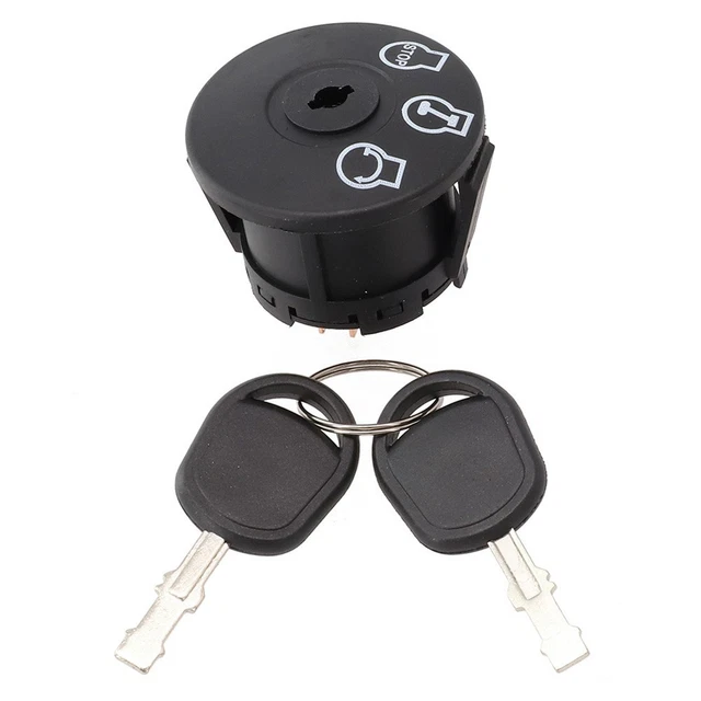 LAWN MOWER IGNITION Switch with Key Proven Compatibility with Multiple ...