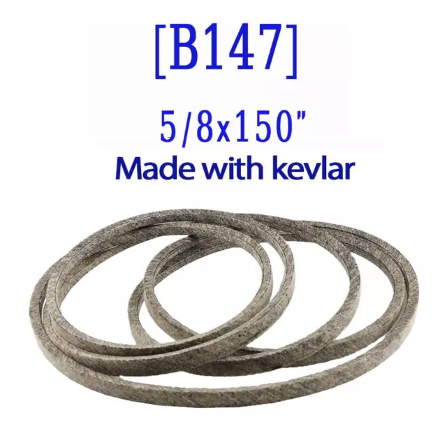 Mower Belt 5/8"x150" WKevlar for John Deere TCU21054 M84505 Snapper 7011219YP1