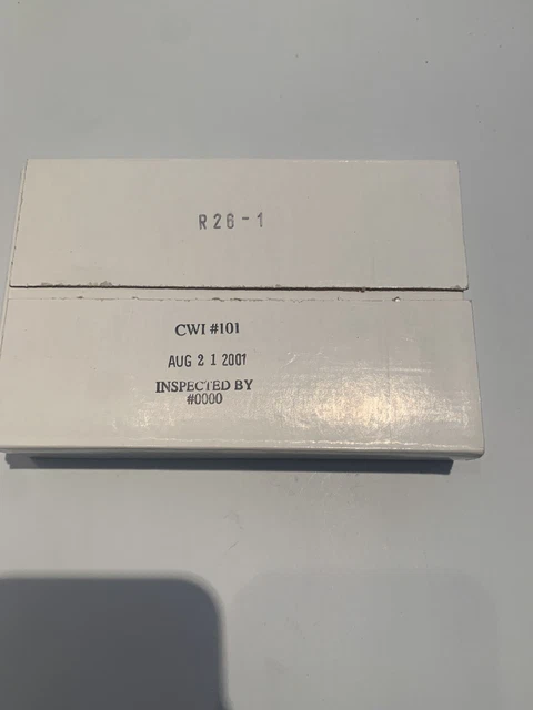 2001 VERMONT  Uncirculated Quarter Rolls (P&D), In unopened Mint Box R26, OGP