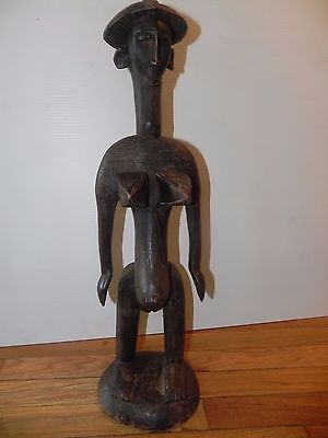 arts of Africa - Senufo Maternity  Figure - Mali - 23" Height x 6" Wide