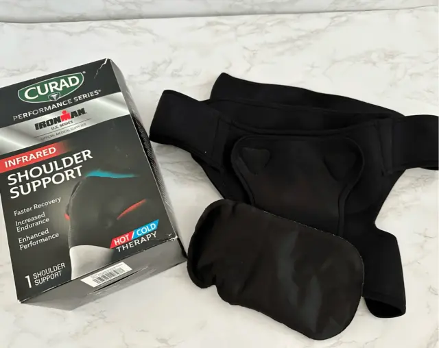 Curad Performance Series IRONMAN Infrared Shoulder Support, Hot/Cold, Universal,