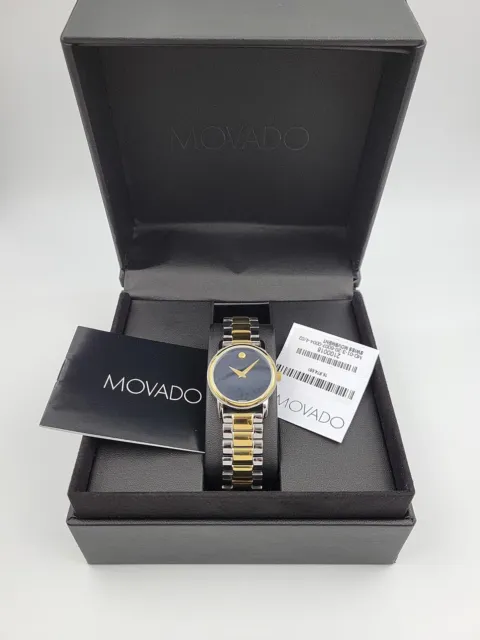 Movado Women’s Museum Classic Black Dial Quartz Watch - 2100018 ($995 MSRP)