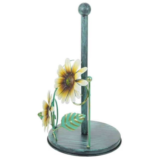 Paper Standing Holder Decorative Towel Counter Kitchen Sunflower Tissue