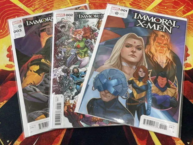 Immoral X-Men #1-3 Variants Nm Marvel 2023 Emma Frost