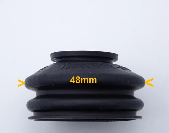 2X SPURSTANGENKOPF KUGELGELENK Traggelenk Gummi Manschette 18x38x25 Mm (M015) EUR 8,90 - DE