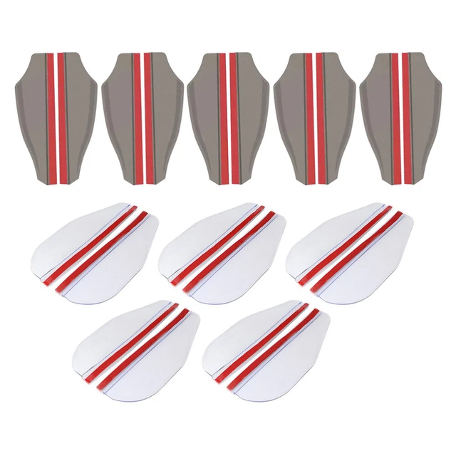 10 paia parapioggia in PVC per finestrini auto specchietto laterale finestrini auto parapioggia