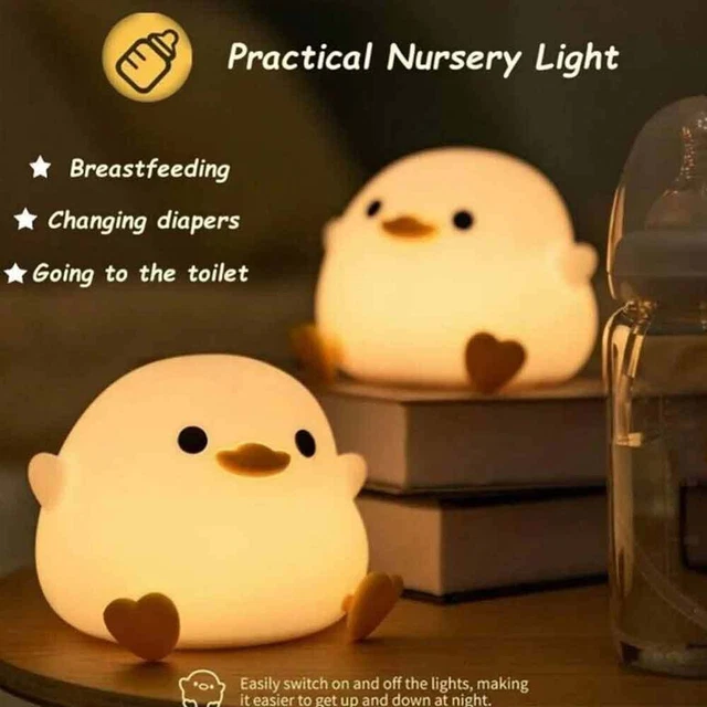 CARTOON BEAN DUCK Lamp Led DoDo Duck Night Light Nursery Nightlight