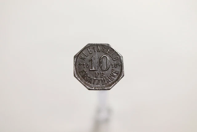Germany War Money Token 10 Pfennig 1918 Hall Iron B19 #T1764