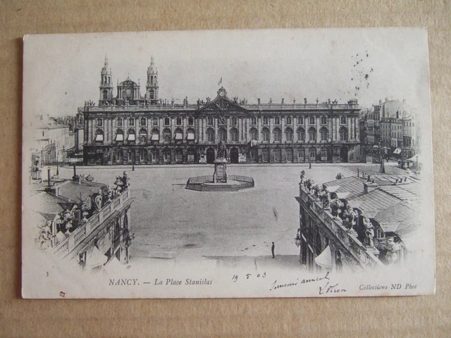 CPA NANCY (54) LA PLACE STANISLAS. ND Phot Collections. Edit NEURDEIN Brothers.