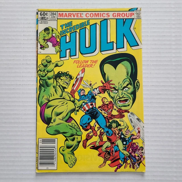The Incredible Hulk #284, Newsstand Mark Jeweler Ad, Marvel 1983, Avengers App.