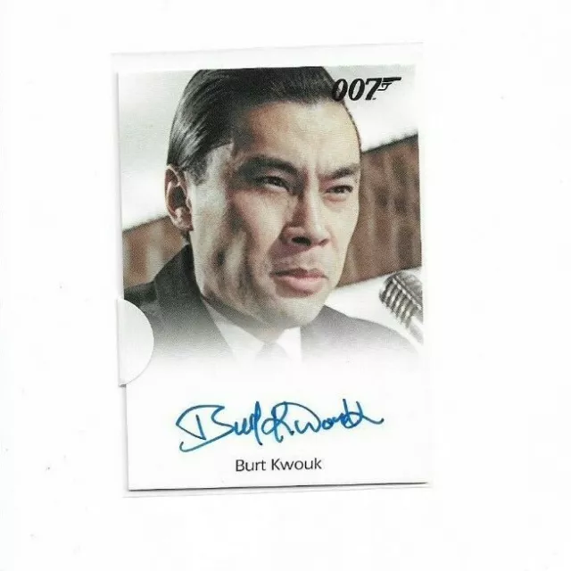 James Bond 50th Anniversary Series 1 Autograph Card Burt Kwouk as Spectre #3