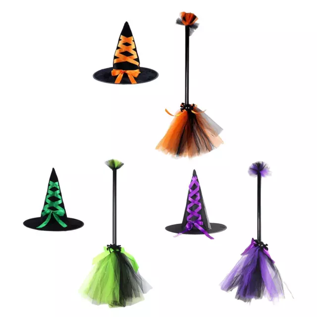 Halloween balai de  chapeau de  balai de  accessoires de costume cadeaux de