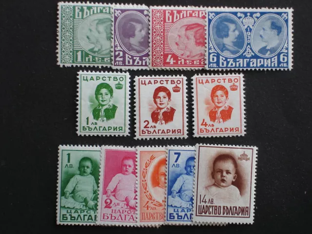 Bulgarie.1930-1938.Lot de 3 série.NEUFS **